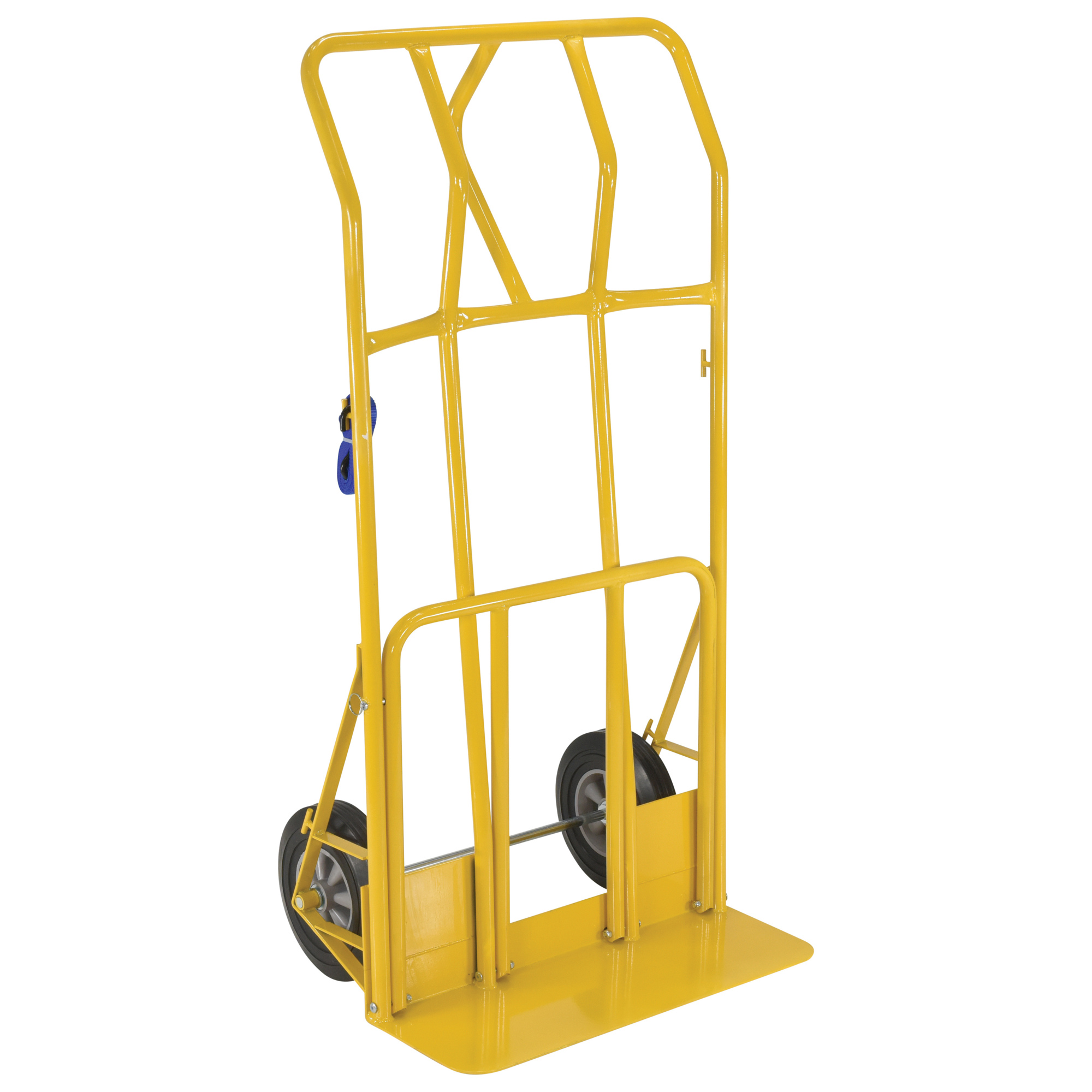 Vestil Extra Wide Hand Truck - 800-Lb. Capacity, 52in. Height, Steel, Folding Nose Plate, Model# HTWL-800-HR